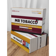 Сигаретні гільзи з фільтром для набивання тютюном MR TOBACCO 450 + 100 шт, фільт 20 мм